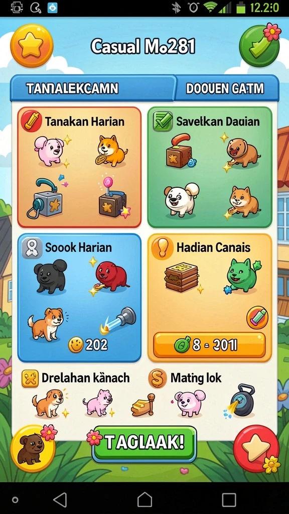 in22 - Karakter yang unik dan dapat disesuaikan.