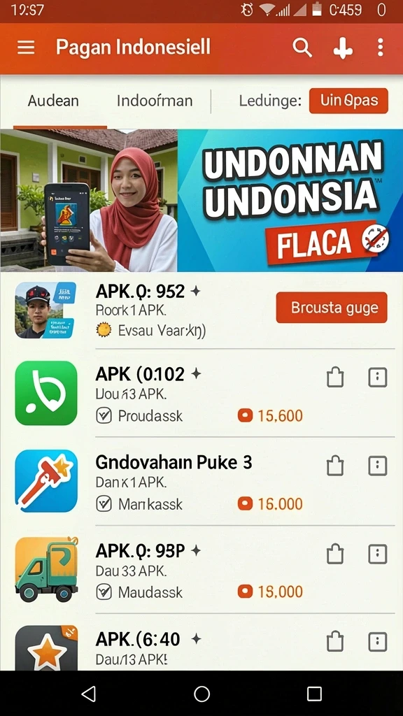 pp444 - Tampilan awal permainan yang menawan dan penuh warna.