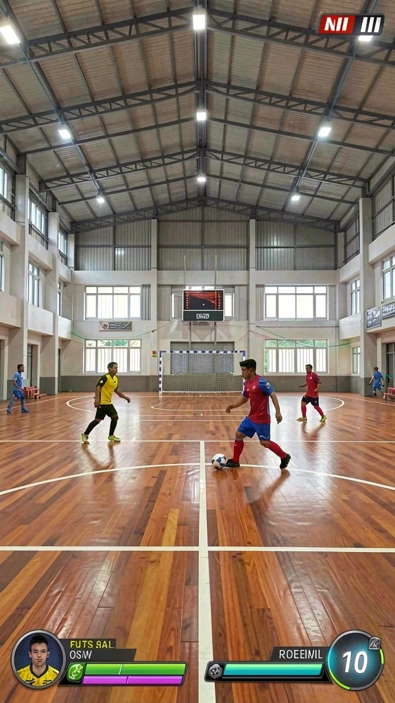 rp79 - Lingkungan permainan yang penuh warna dan detail.