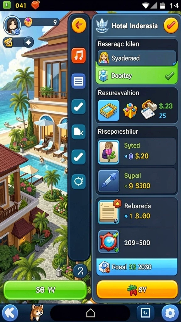 rpyyy - Lingkungan game yang kaya akan detail dan warna.