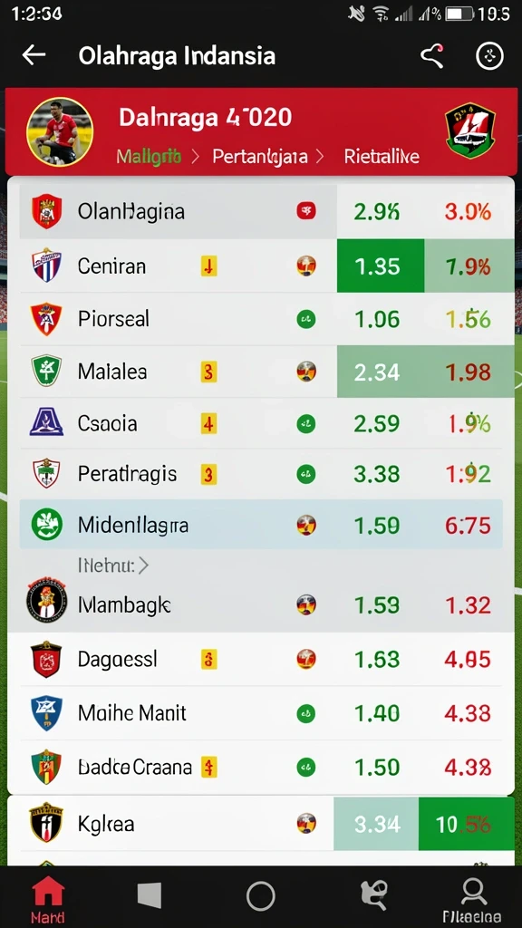 sarang777 - Screenshot menampilkan pilihan permainan yang beragam.